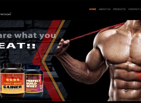 Nutrition Products Magento E-commerce